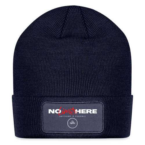 No Limits Patch Beanie - navy