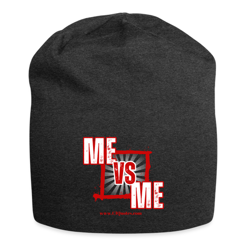 Me vs Me Jersey Beanie - charcoal grey