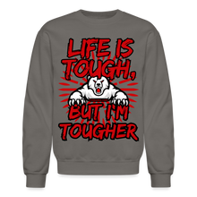 Load image into Gallery viewer, I&#39;m Tougher Crewneck Sweatshirt - asphalt gray
