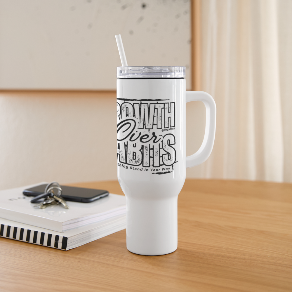 Custom 40 oz Travel Tumbler - white