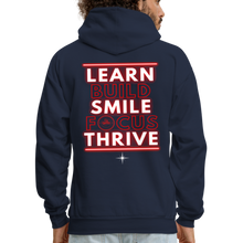 Load image into Gallery viewer, Learn Build Men&#39;s Hoodie - navy
