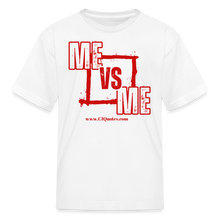 Load image into Gallery viewer, Me vs Me Kids&#39; T-Shirt (Red) - white
