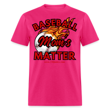 Load image into Gallery viewer, Baseball Mom&#39;s Unisex Classic T-Shirt - fuchsia
