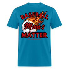 Load image into Gallery viewer, Baseball Mom&#39;s Unisex Classic T-Shirt - turquoise
