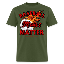 Load image into Gallery viewer, Baseball Mom&#39;s Unisex Classic T-Shirt - military green
