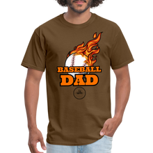 Load image into Gallery viewer, Baseball Dad Classic T-Shirt - brown
