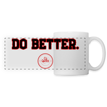 Load image into Gallery viewer, Do Better Panoramic Mug (Red Print) - white

