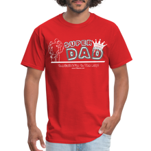 Load image into Gallery viewer, Super Dad Classic T-Shirt - red
