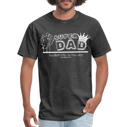 Super Dad Classic T-Shirt - heather black