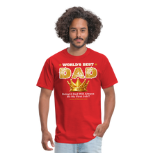 Load image into Gallery viewer, World&#39;s Best Dad Classic T-Shirt - red
