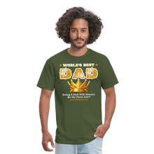 Load image into Gallery viewer, World&#39;s Best Dad Classic T-Shirt - military green
