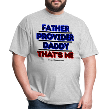 Load image into Gallery viewer, Father &amp; Provider Classic T-Shirt (Black Trim) - heather gray
