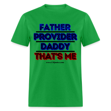 Load image into Gallery viewer, Father &amp; Provider Classic T-Shirt (Black Trim) - bright green
