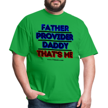 Load image into Gallery viewer, Father &amp; Provider Classic T-Shirt (Black Trim) - bright green
