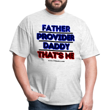 Load image into Gallery viewer, Father &amp; Provider Classic T-Shirt (Black Trim) - light heather gray
