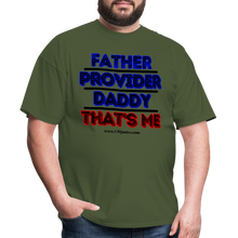 Load image into Gallery viewer, Father &amp; Provider Classic T-Shirt (Black Trim) - military green
