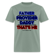 Load image into Gallery viewer, Father &amp; Provider Classic T-Shirt (Black Trim) - sage
