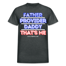 Load image into Gallery viewer, Father &amp; Provider T-Shirt (Black Trim, Soft Tee) - deep heather
