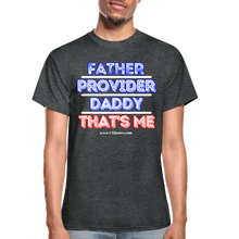 Load image into Gallery viewer, Father &amp; Provider T-Shirt (Black Trim, Soft Tee) - deep heather
