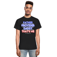 Load image into Gallery viewer, Father &amp; Provider T-Shirt (Black Trim, Soft Tee) - black
