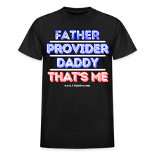 Load image into Gallery viewer, Father &amp; Provider T-Shirt (Black Trim, Soft Tee) - black
