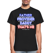 Load image into Gallery viewer, Father &amp; Provider T-Shirt (Black Trim, Soft Tee) - black
