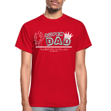 Load image into Gallery viewer, Super Dad T-Shirt (Soft Tee) - red
