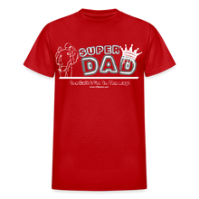 Load image into Gallery viewer, Super Dad T-Shirt (Soft Tee) - red
