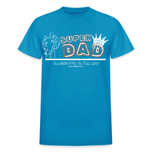 Load image into Gallery viewer, Super Dad T-Shirt (Soft Tee) - turquoise
