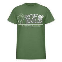 Load image into Gallery viewer, Super Dad T-Shirt (Soft Tee) - military green
