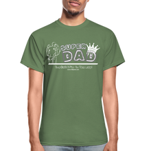 Load image into Gallery viewer, Super Dad T-Shirt (Soft Tee) - military green
