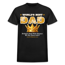Load image into Gallery viewer, World&#39;s Best Dad T-Shirt (Soft Tee) - black
