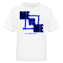 Load image into Gallery viewer, Me vs Me Kids&#39; T-Shirt (Blue) - white
