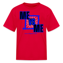 Load image into Gallery viewer, Me vs Me Kids&#39; T-Shirt (Blue) - red
