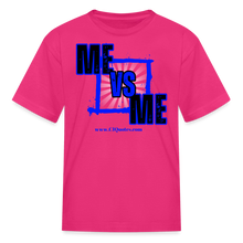 Load image into Gallery viewer, Me vs Me Kids&#39; T-Shirt (Blue) - fuchsia
